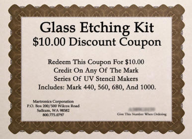 Starter Glass Etching Kit -  - Glass Etching Supplies