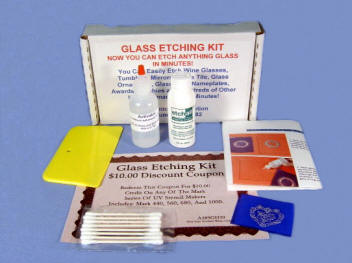 Glass Etching Kit - Starter Package.