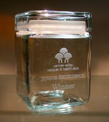 Medium Clear Glass Canister