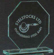 Etched Award, Stelstocks
